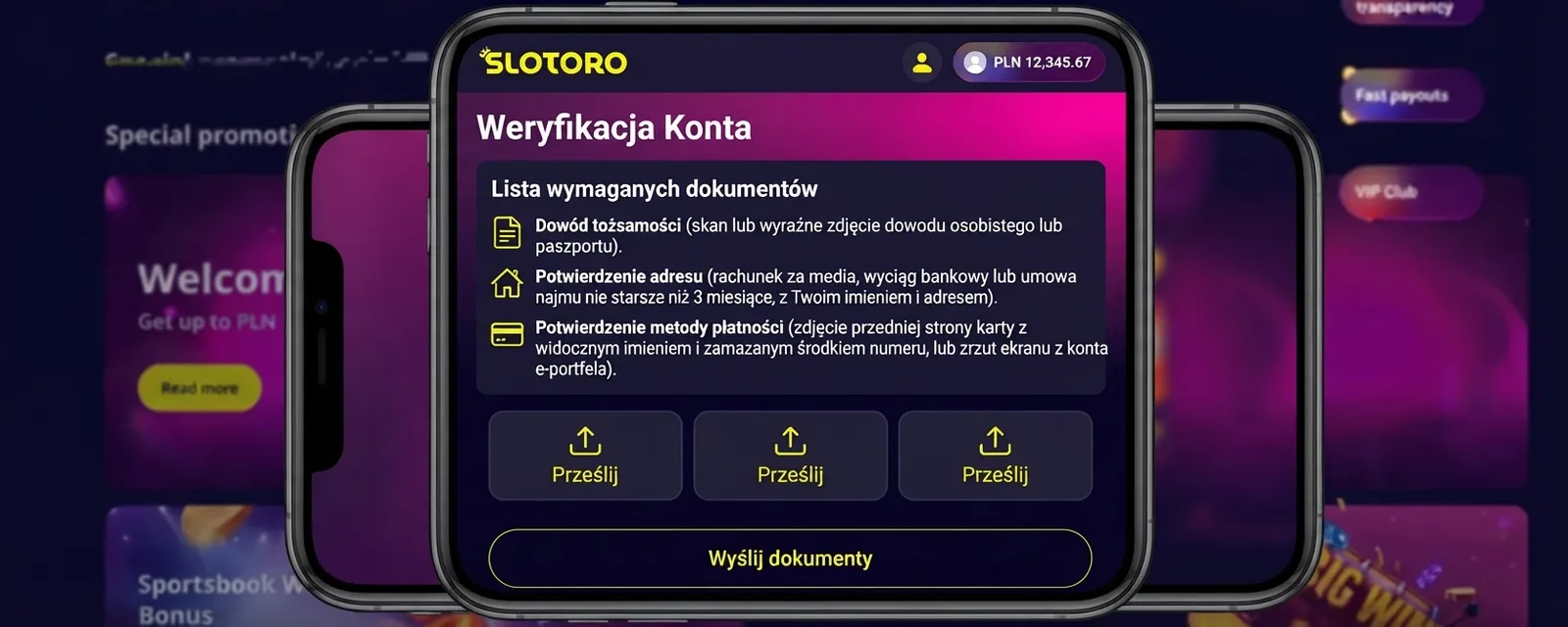 Lista wymaganych dokumentów