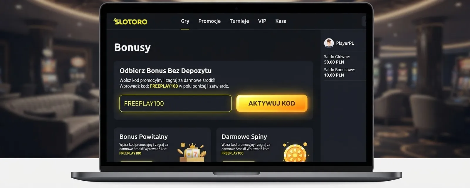 Wprowadzenie kodu promocyjnego